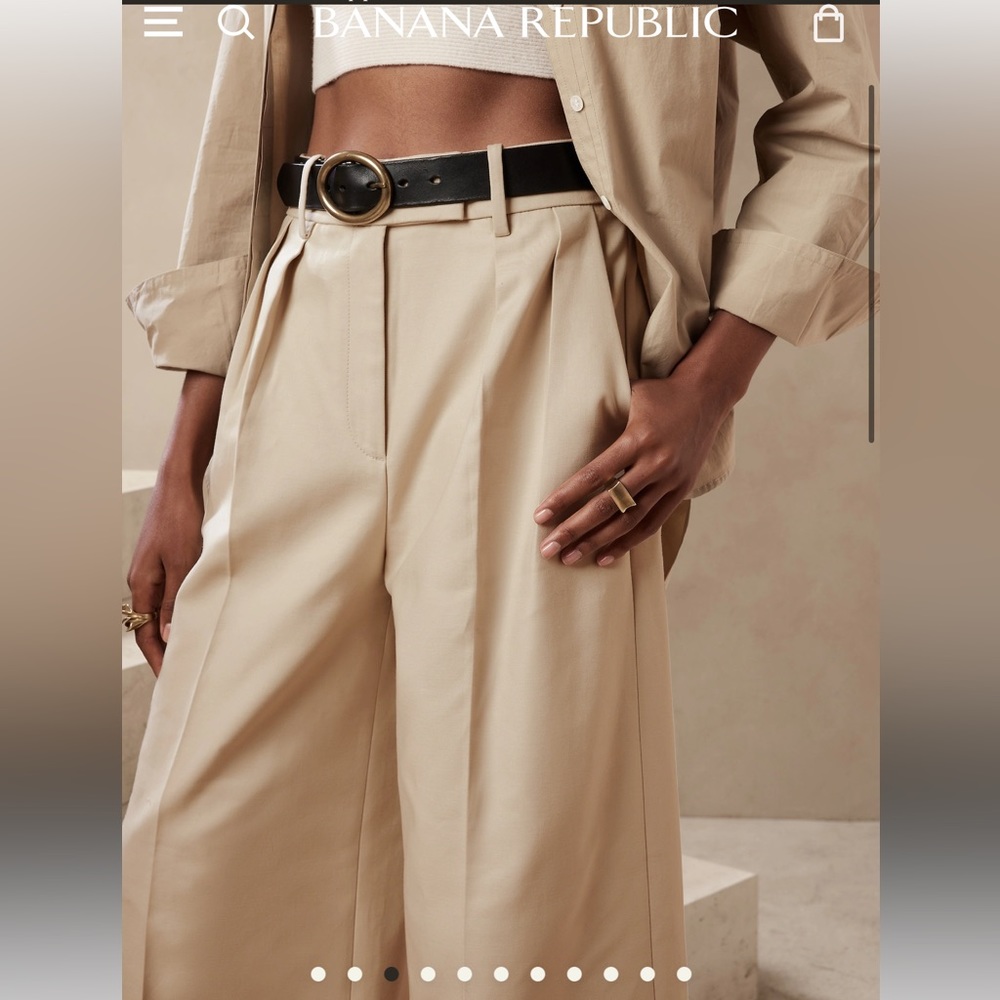NEW Banana Republic Cruise Wide Leg Pants - Picture 2 of 3